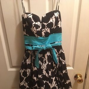 Black and white sundress